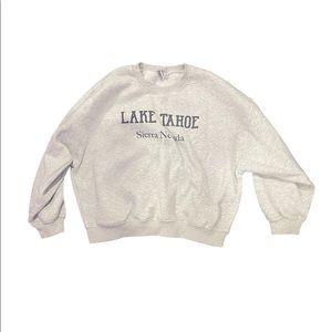 lake tahoe sierra nevada crewneck